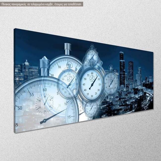Canvas print Passing time, panoramic, side