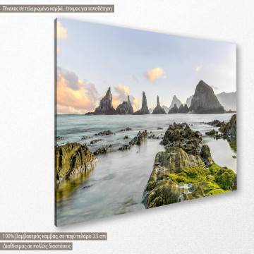 Canvas print Gueirua beach 2