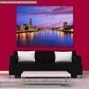 Canvas print  London skyline in sunset