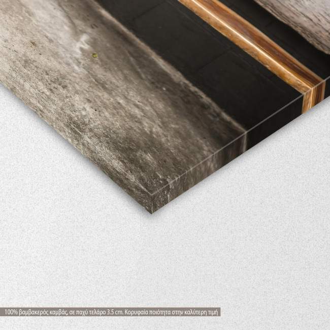 Canvas print Old vespa, detail