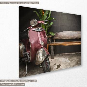 Canvas print Old vespa Framed canvas View 1 2
