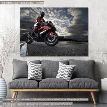 Πίνακας σε καμβά Motor sport