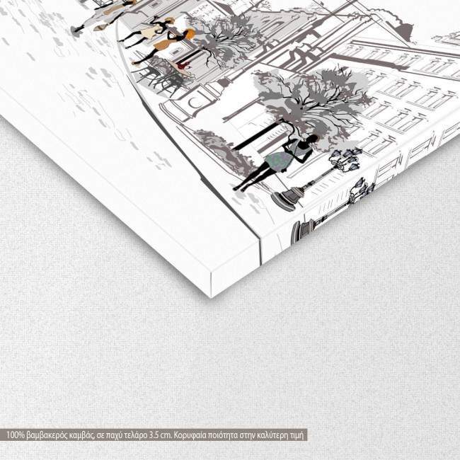 Πίνακας σε καμβά Cuban street, λεπτομέρεια