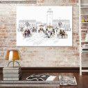 Canvas print Retro city
