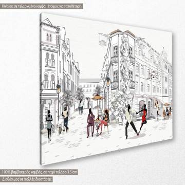 Canvas print Dancing in the streets 2