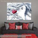 Canvas print Love song