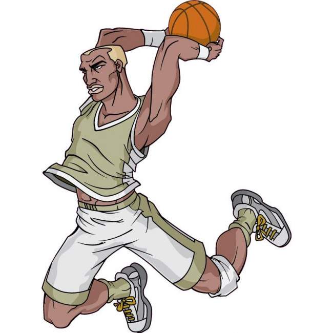 Wall sticker Basket dunk style 1