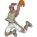 Wall sticker Basket dunk style 1