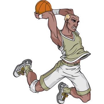 Wall sticker Basket dunk style 1 2