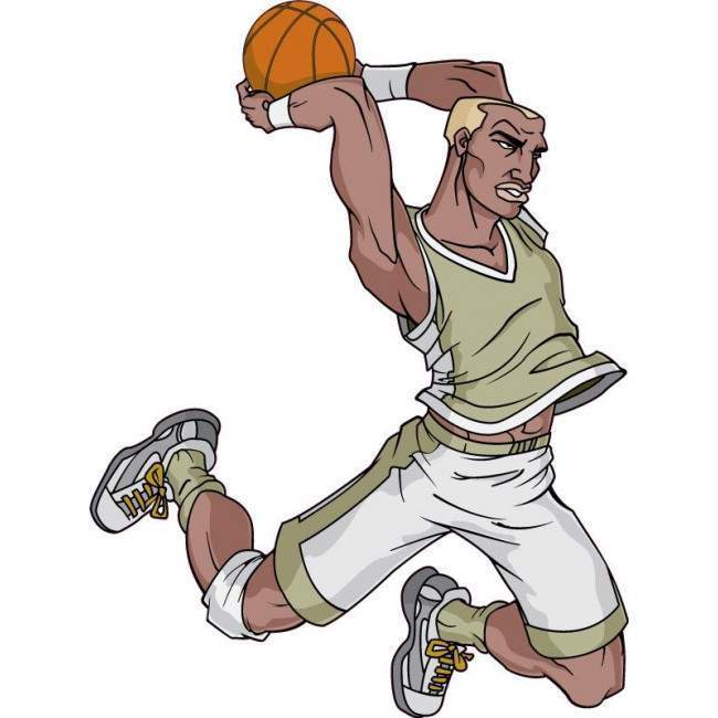 Wall sticker Basket dunk style 1