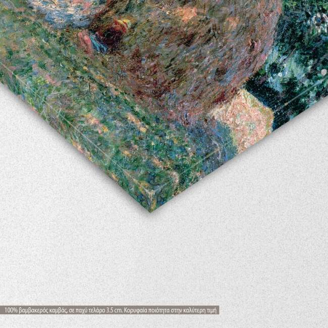 Πίνακας ζωγραφικής Haystacks, Monet C, αντίγραφο σε καμβά, λεπτομέρεια