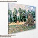 Canvas print Haystacks, Monet C, side
