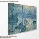 Canvas print  Sunrise, Monet C, side