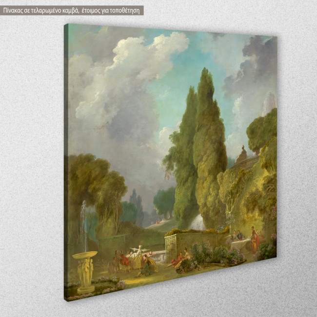 Canvas print  Blindman's buff, Fragonard J. H, side