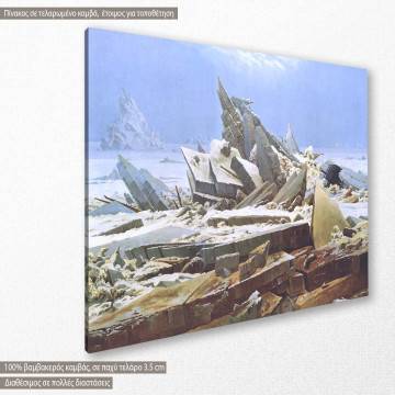 Canvas print  The sea of ice, Caspar D. F 2