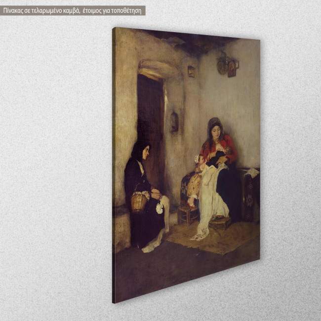 Canvas print Psixomana, Gizis, side