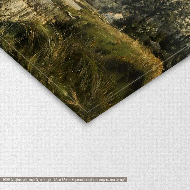 Canvas print  Seine Landscape, Pantazis, detail