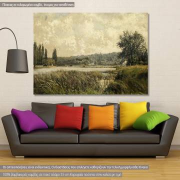 Canvas print  Seine Landscape, Pantazis