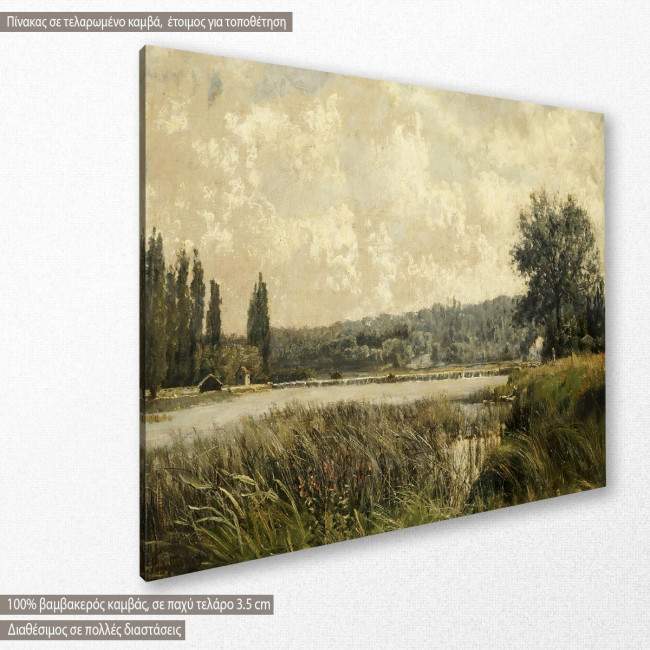 Canvas print  Seine Landscape, Pantazis, side