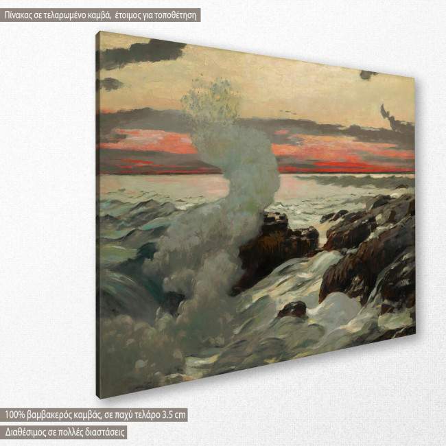 Canvas print  West point, Prout's neck, Homer W, side