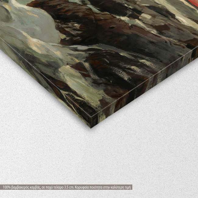 Canvas print  West point, Prout's neck, Homer W, detail