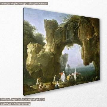 Canvas print  Vista de Sorrento, Vernet C. J 2