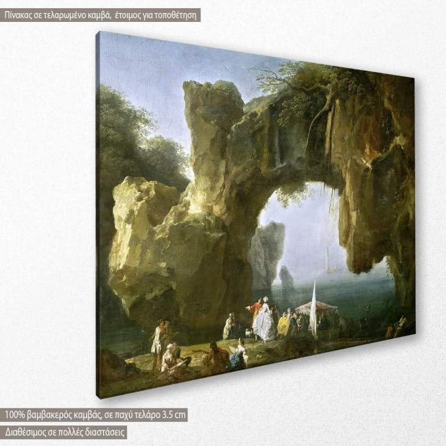 Canvas print  Vista de Sorrento, Vernet C. J, side