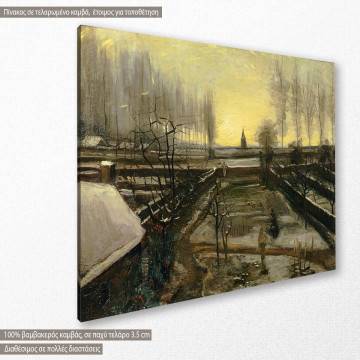 Canvas print  The Parsonage garden at Nuenen, van Gogh V 2
