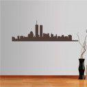 Wall stickers New York, twin towers, outline
