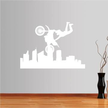 Wall stickers Flying Motorcyclist 2