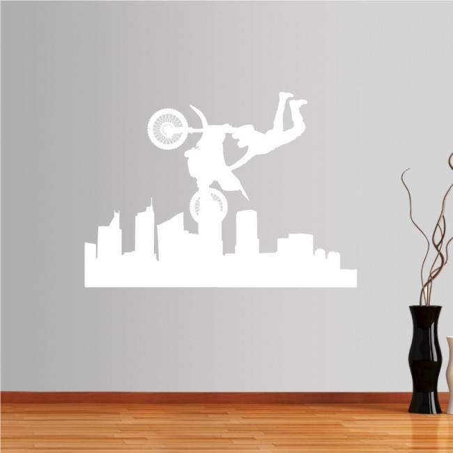 Wall stickers Flying Motorcyclist