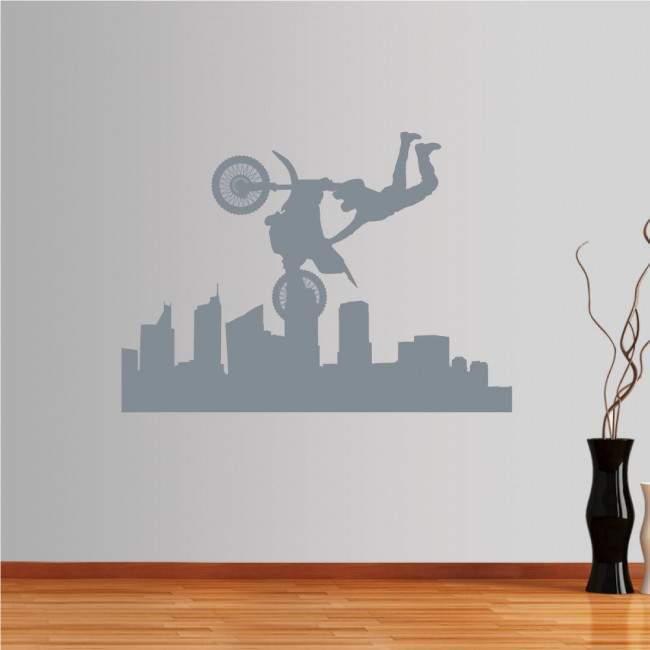 Wall stickers Flying Motorcyclist