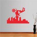 Wall stickers Flying Motorcyclist