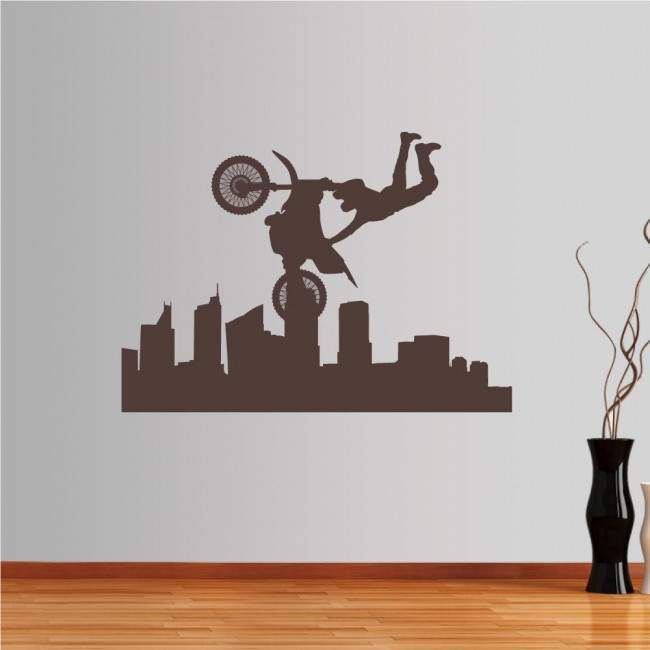 Wall stickers Flying Motorcyclist