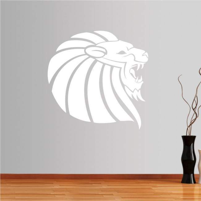 Wall stickers Lion (tribal lines)