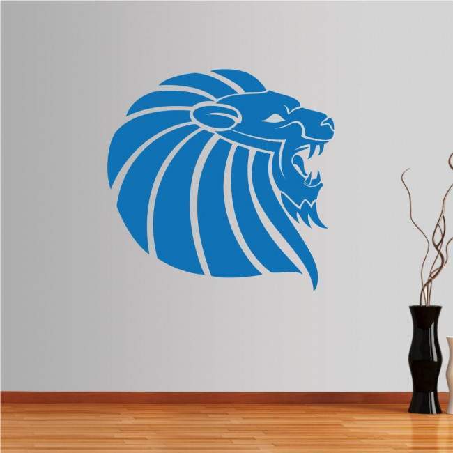 Wall stickers Lion (tribal lines)
