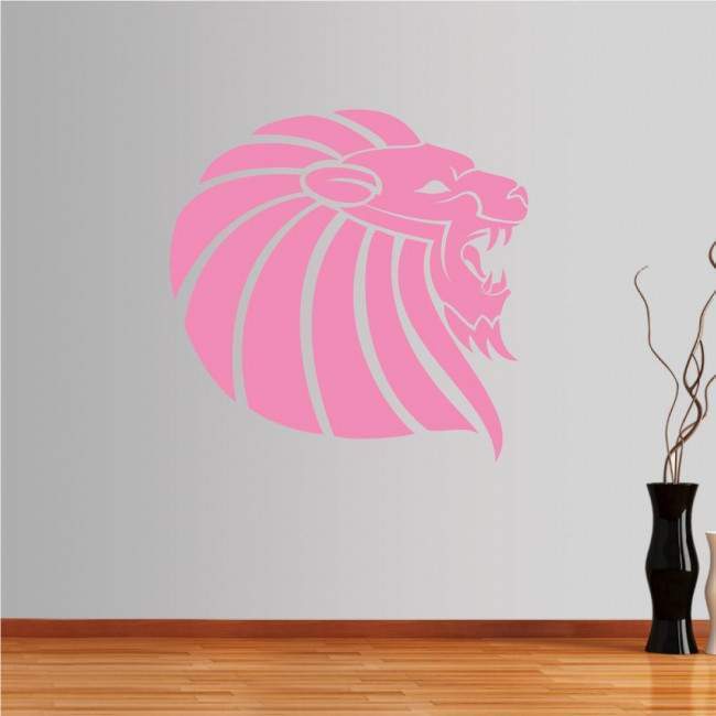 Wall stickers Lion (tribal lines)