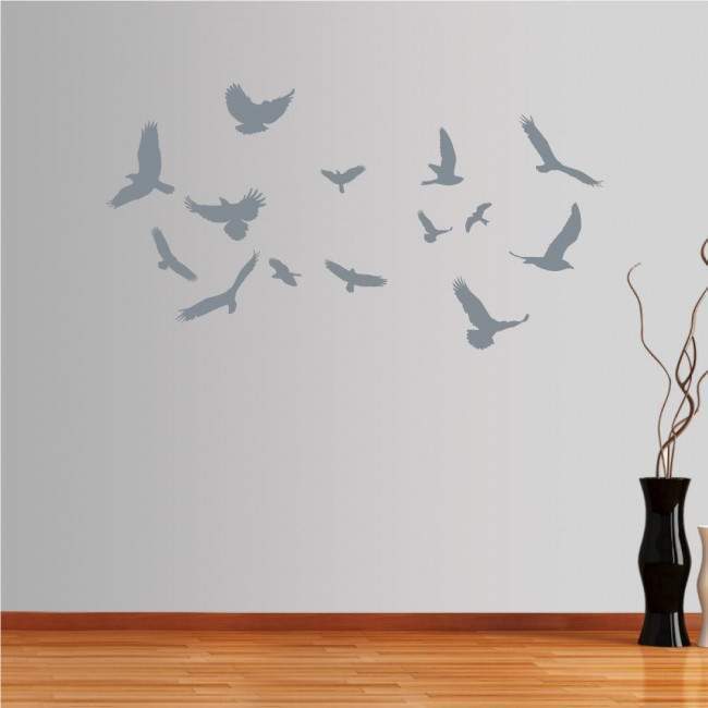 Wall stickers Flock of birds
