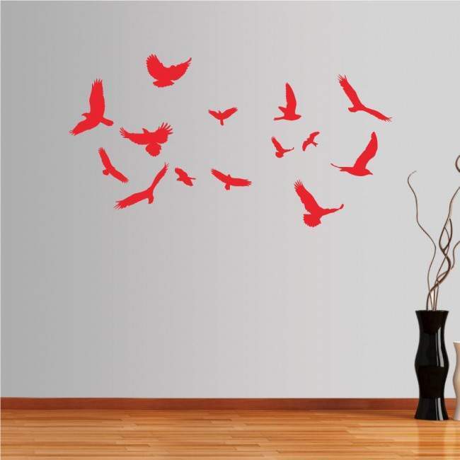 Wall stickers Flock of birds