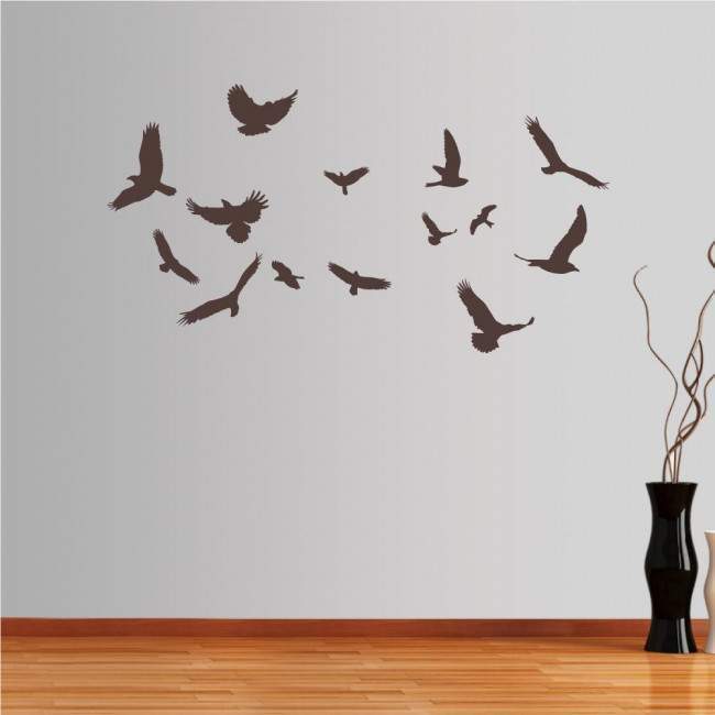 Wall stickers Flock of birds