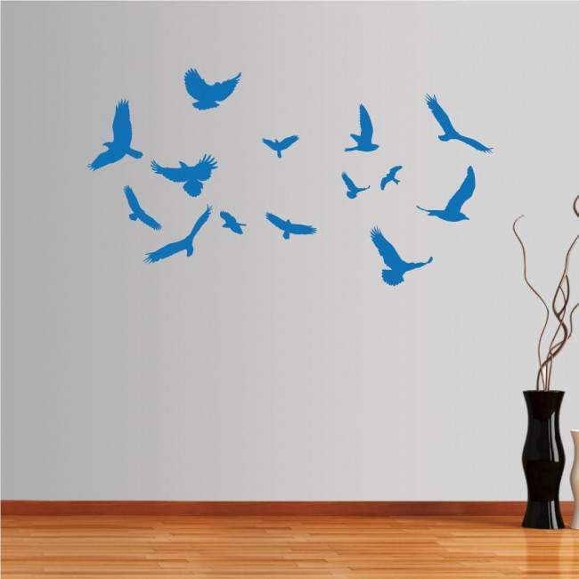 Wall stickers Flock of birds