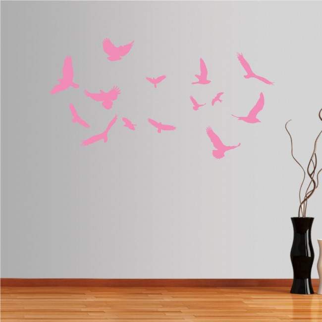 Wall stickers Flock of birds