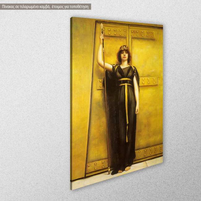 Canvas print  The priestess, Godward W, side