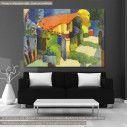 Canvas print  House in the garden, Macke A