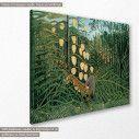 Canvas print  In a tropical forest, Rousseau, side