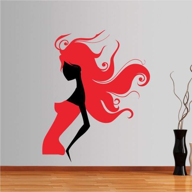 Wall stickers Fashion girl 