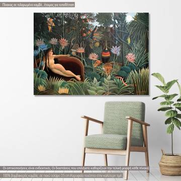 Canvas print  The dream, Rousseau