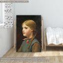 Canvas print  Portrait of a girl, Anker A. S