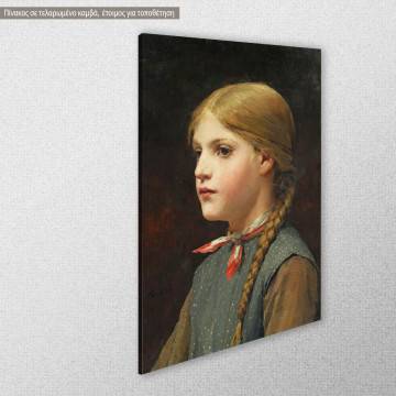 Canvas print  Portrait of a girl Anker A. S View 1 2