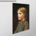 Canvas print  Portrait of a girl, Anker A. S, side